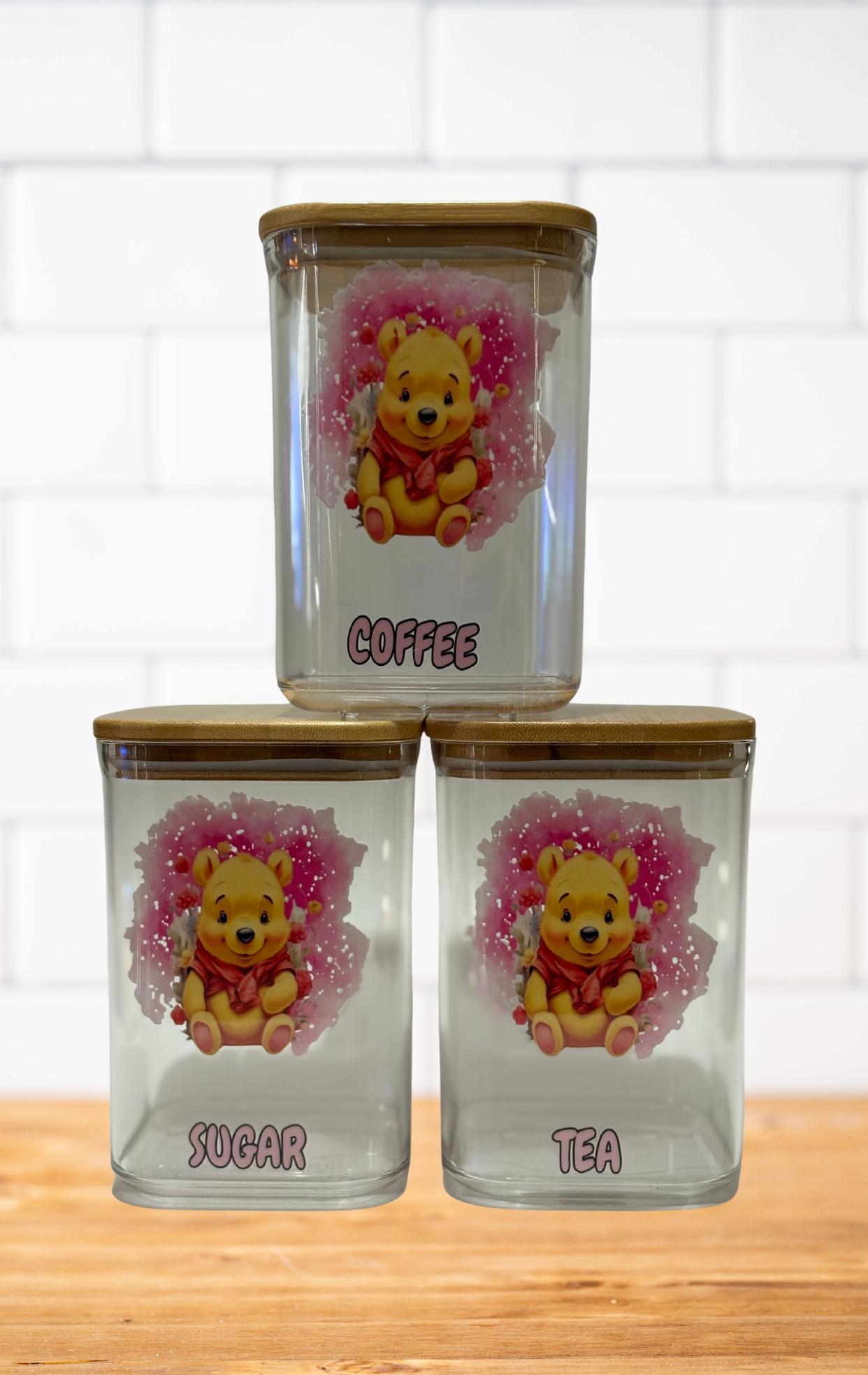 Pooh Bear Canister Set