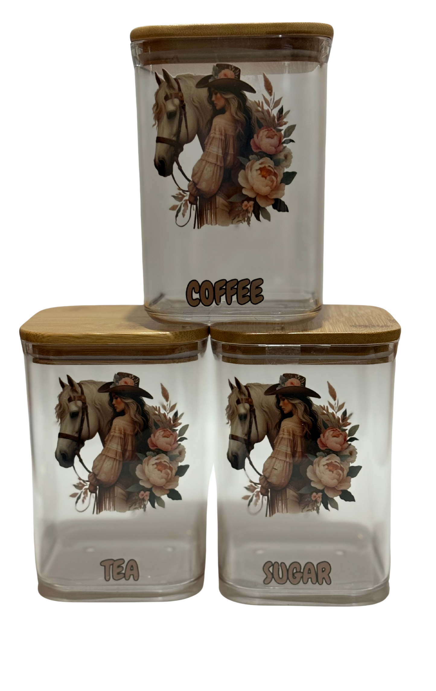COUNTRY GIRL CANISTER SET