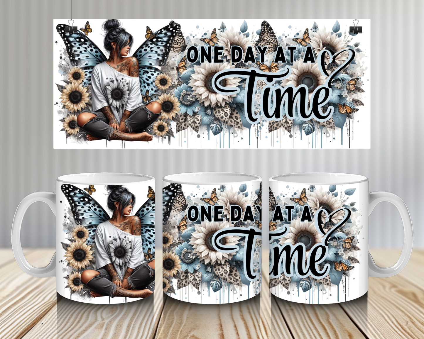 15OZ COFFEE MUG- ONE DAY AT A TIME