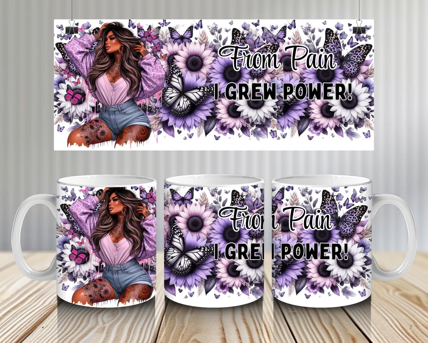 15OZ COFFEE MUG- FROM PAIN GREW POWER