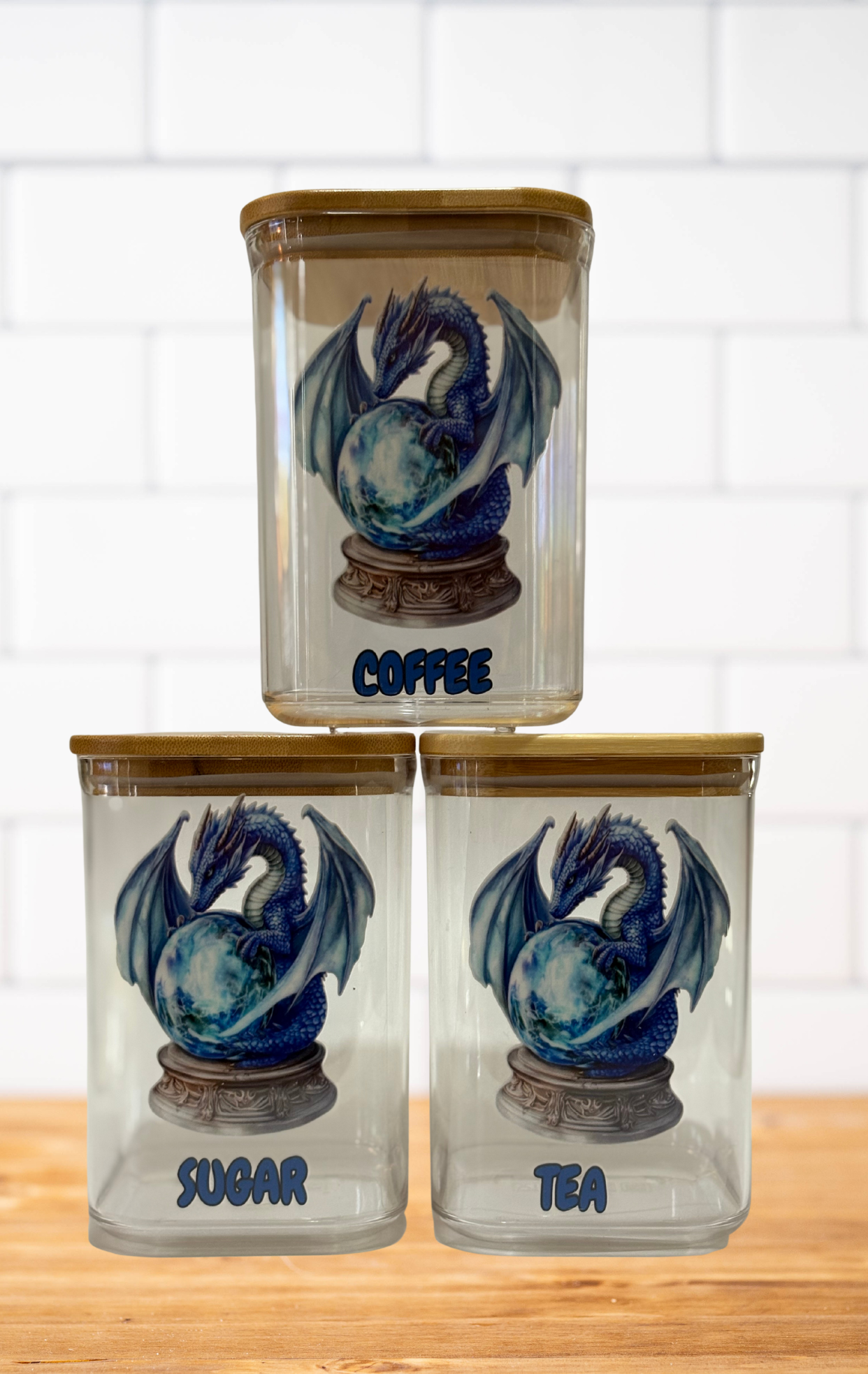 Blue Dragon Canister set.
