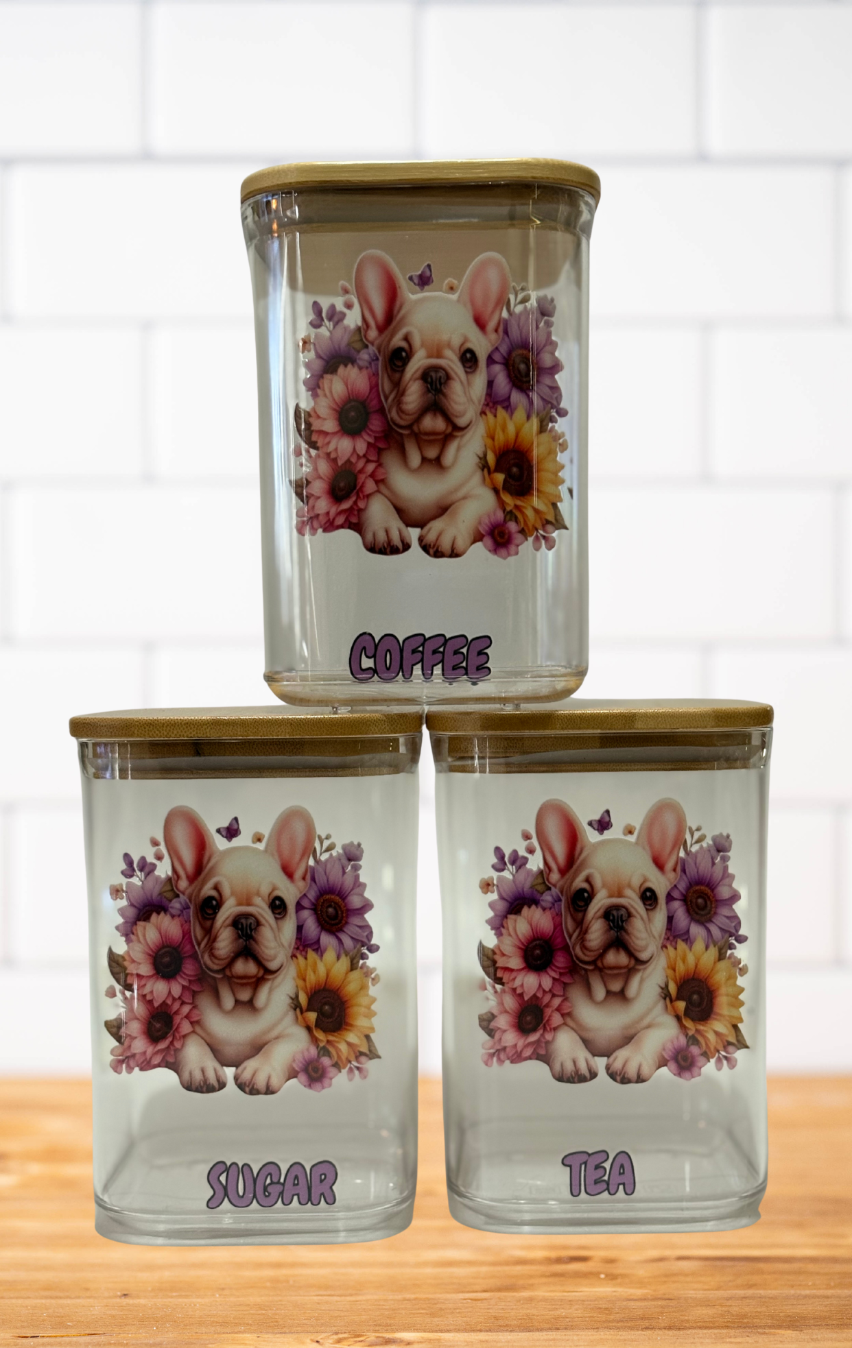 Frenchie canister Set.