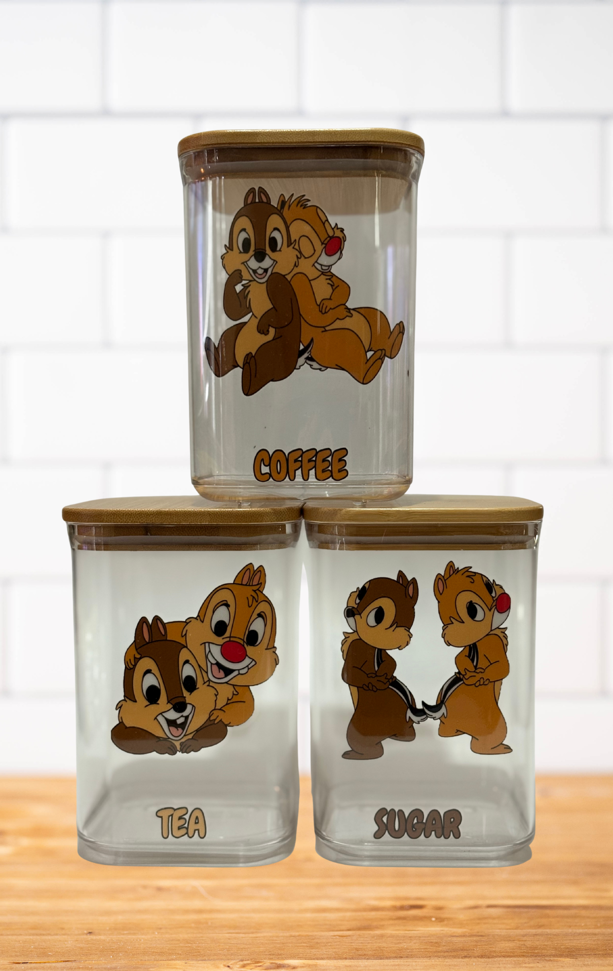 Chipmunks Canister Set