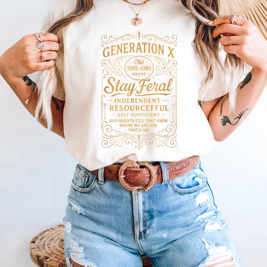 LADIES GEN X DTF TRANSFER STYLE 2