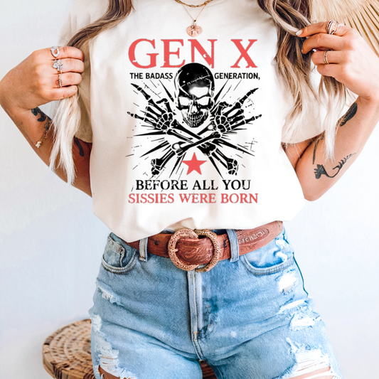 LADIES GEN X DTF TRANSFER DESIGN STYLE 3