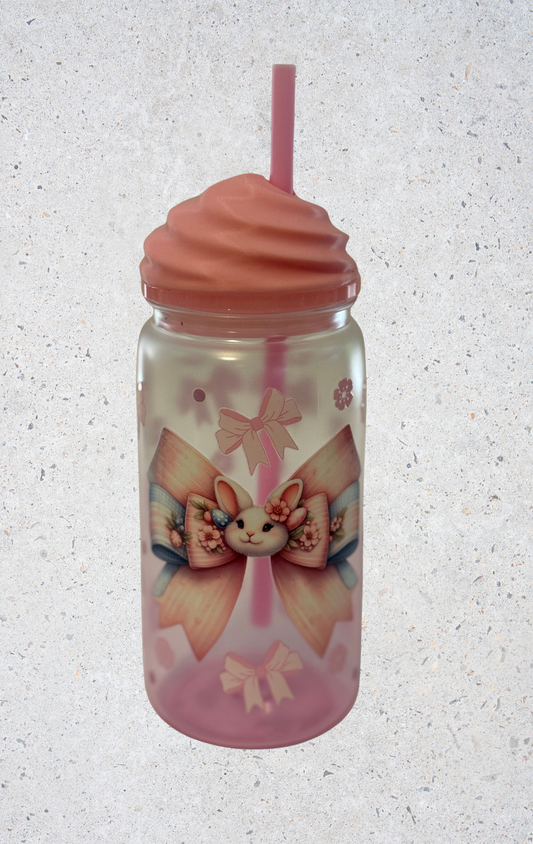 2 PINK CUP TOPPER