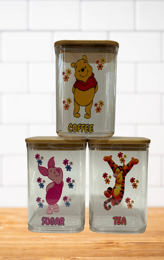 Pooh and friends canister Set