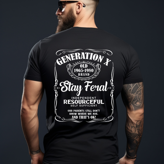 MENS GEN X DTF TRANSFER STYLE 4