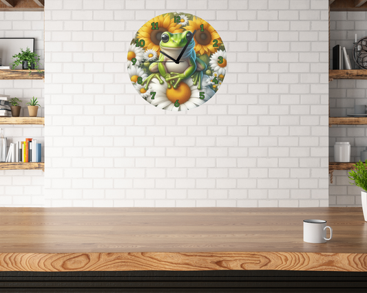 GREEN FROG WLL CLOCK