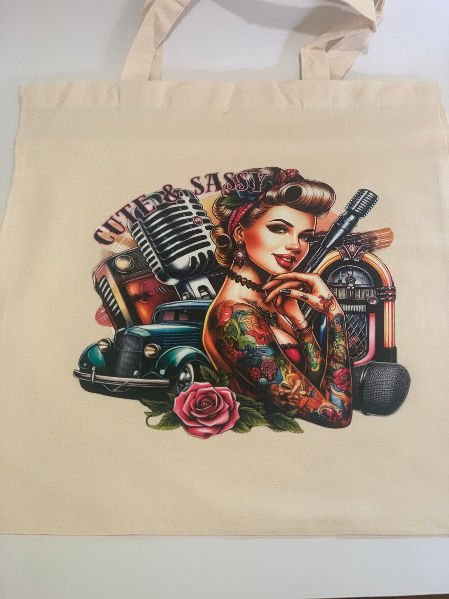 TATTOO GIRLS THEMED TOTES
