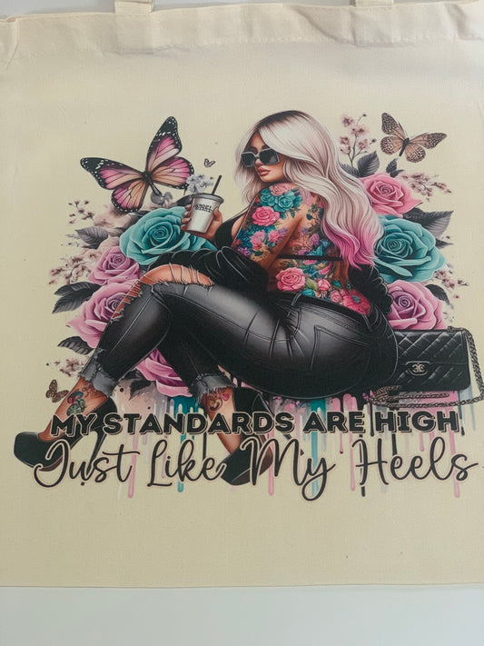 TATTOO GIRLS THEMED TOTES