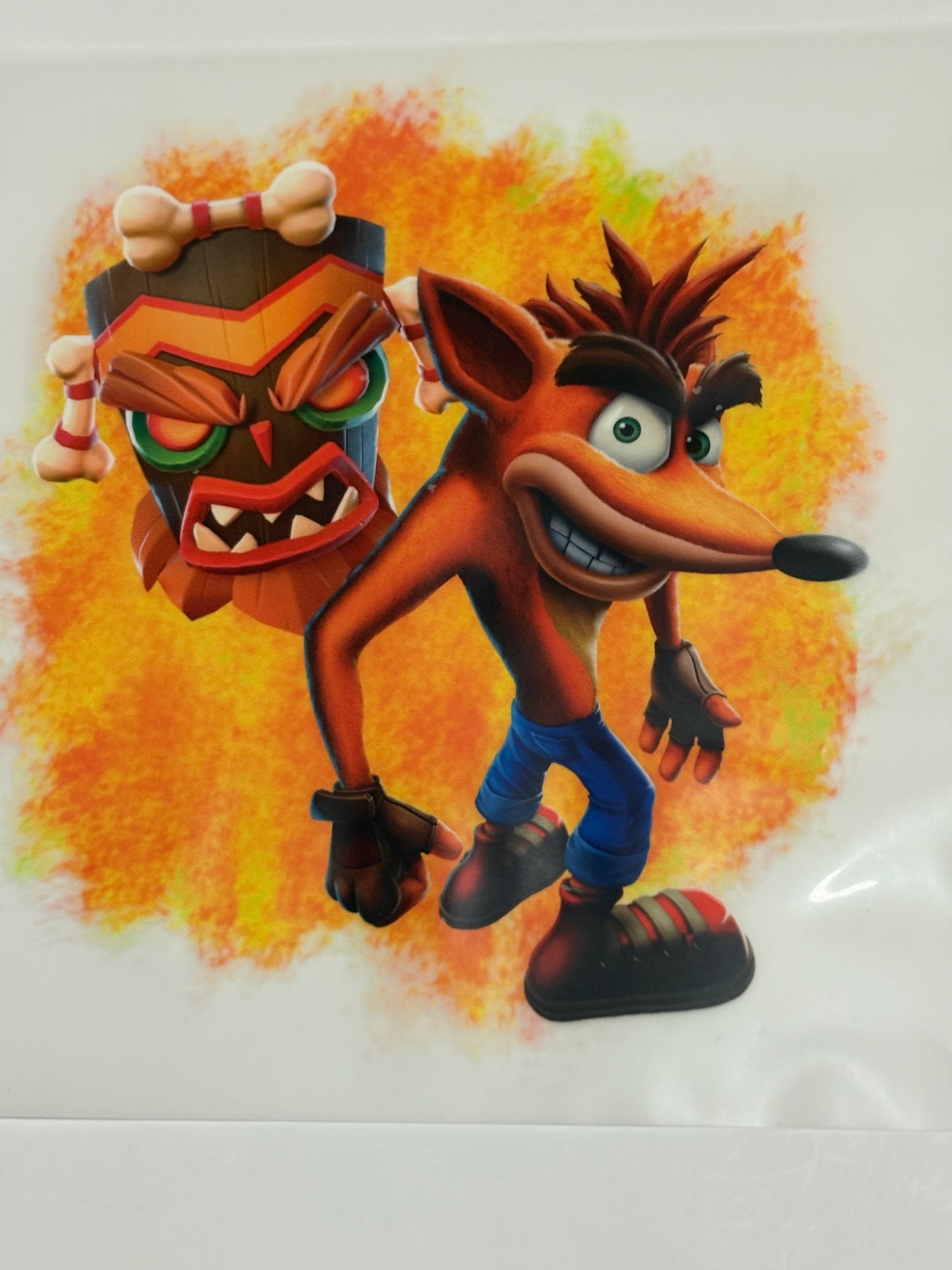 CRASH BANDICOOT DTF TRANSFER