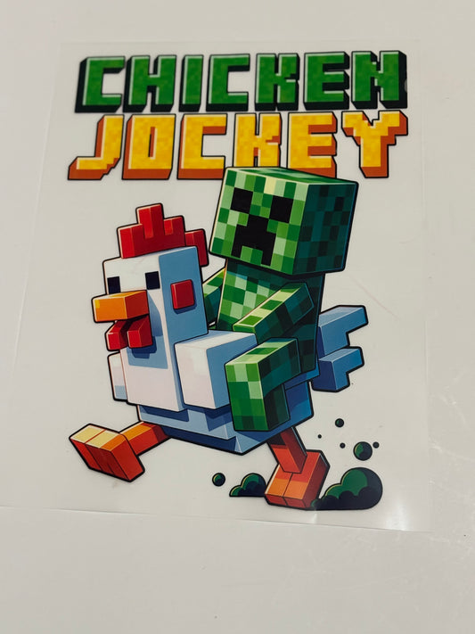 CHICKEN JOCKEY DTF TRANSFER