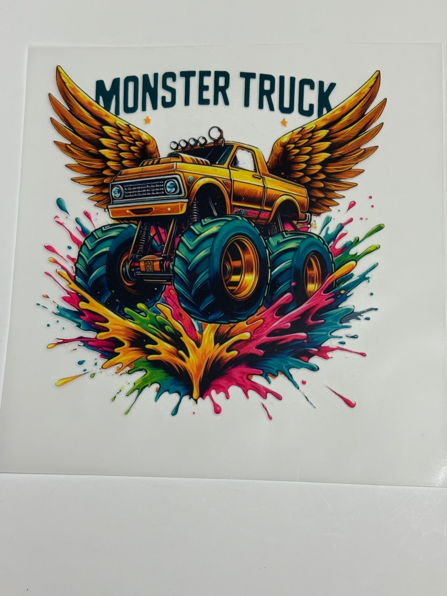 MONSTER TRUCKS DTF TRANSFERS