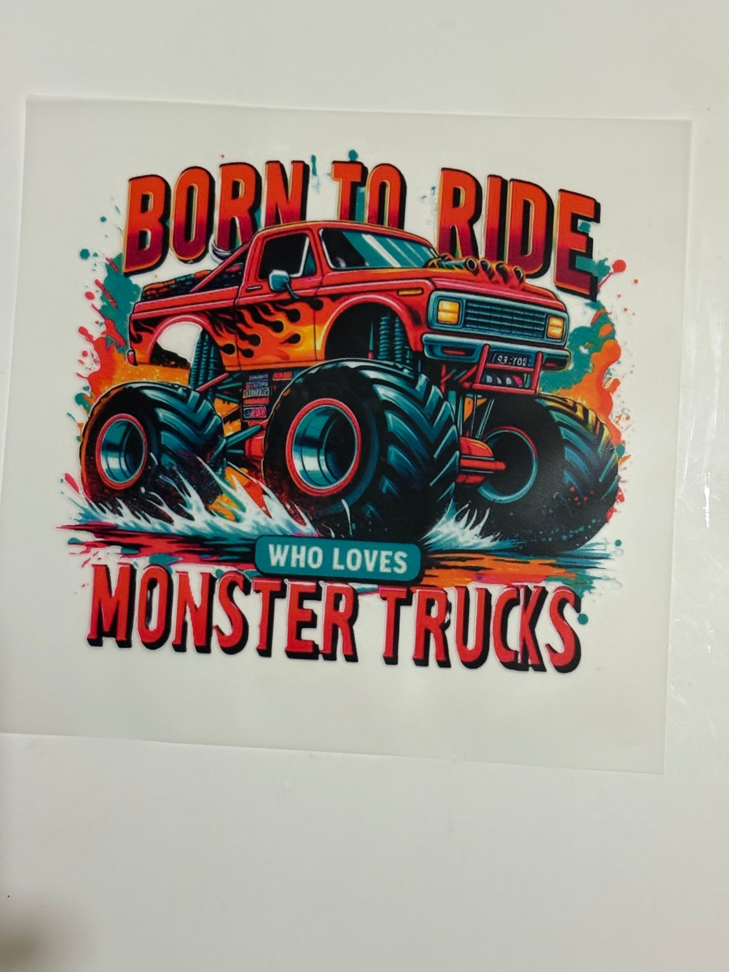 MONSTER TRUCKS DTF TRANSFERS