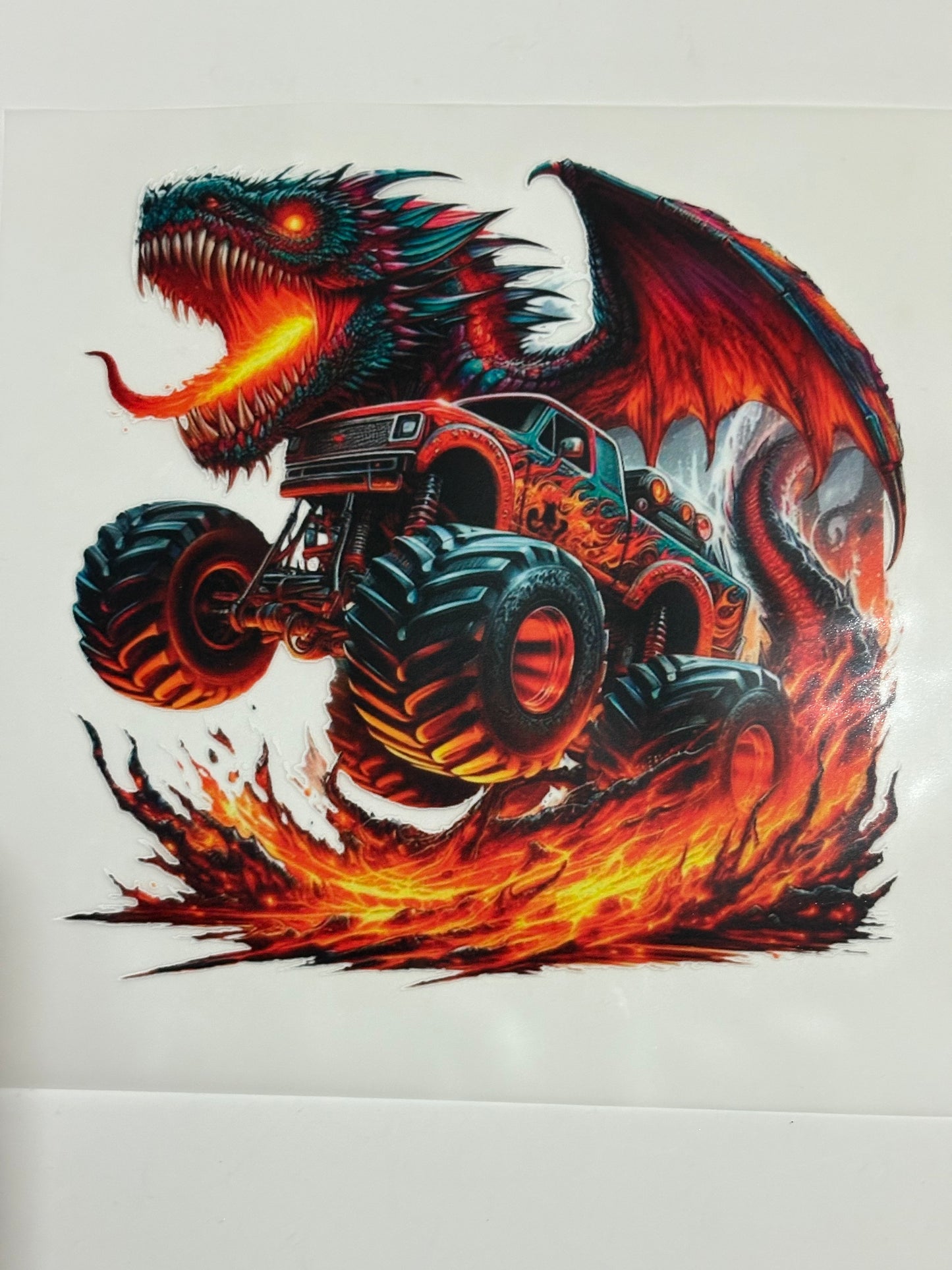 MONSTER TRUCKS DTF TRANSFERS