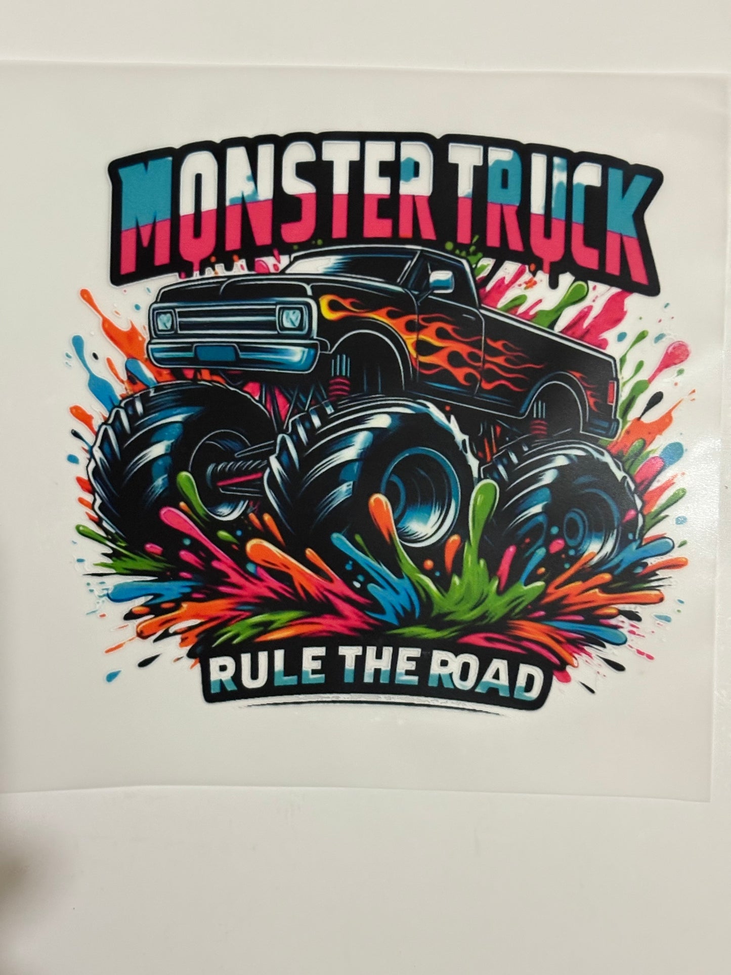 MONSTER TRUCKS DTF TRANSFERS