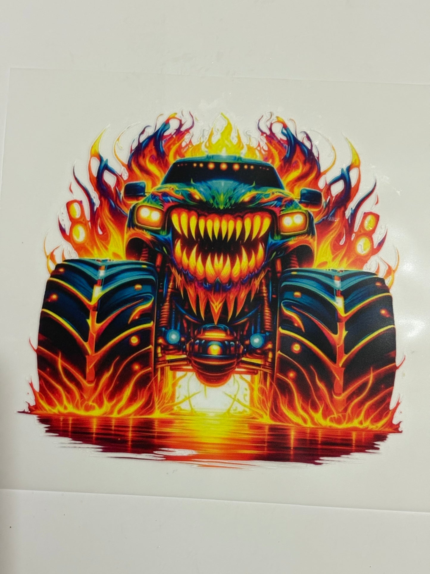 MONSTER TRUCKS DTF TRANSFERS