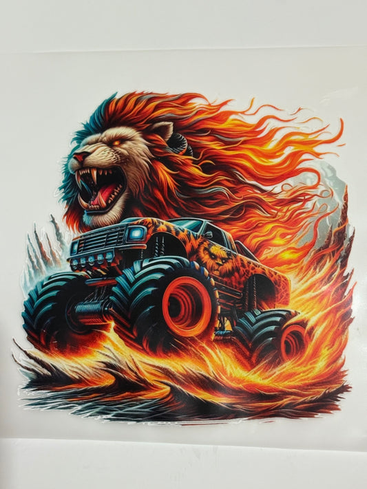 MONSTER TRUCKS DTF TRANSFERS