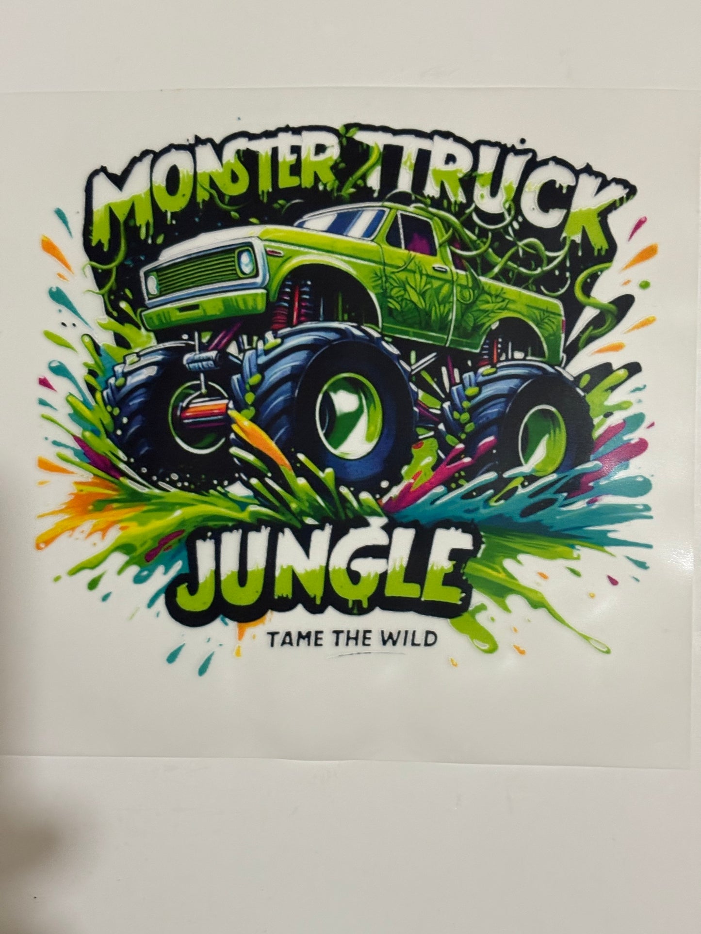 MONSTER TRUCKS DTF TRANSFERS