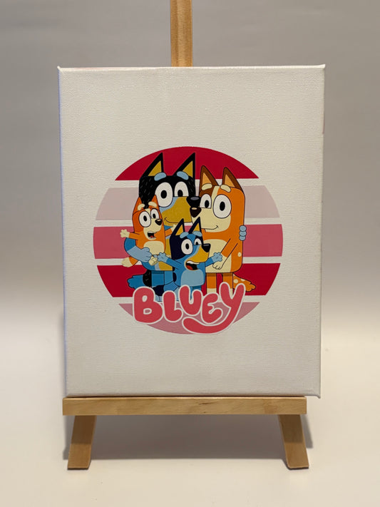 BLUEY WALL CANVAS PRINT