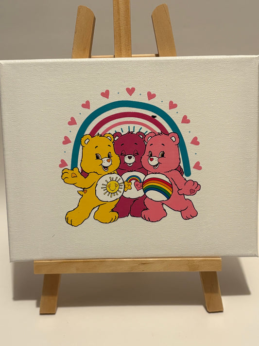 CARE BEARS CANVAS WALL PRINT