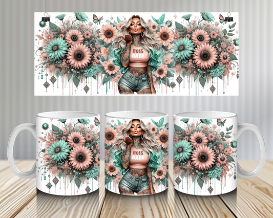 15 OZ COFFEE MUG - BOSS BABE