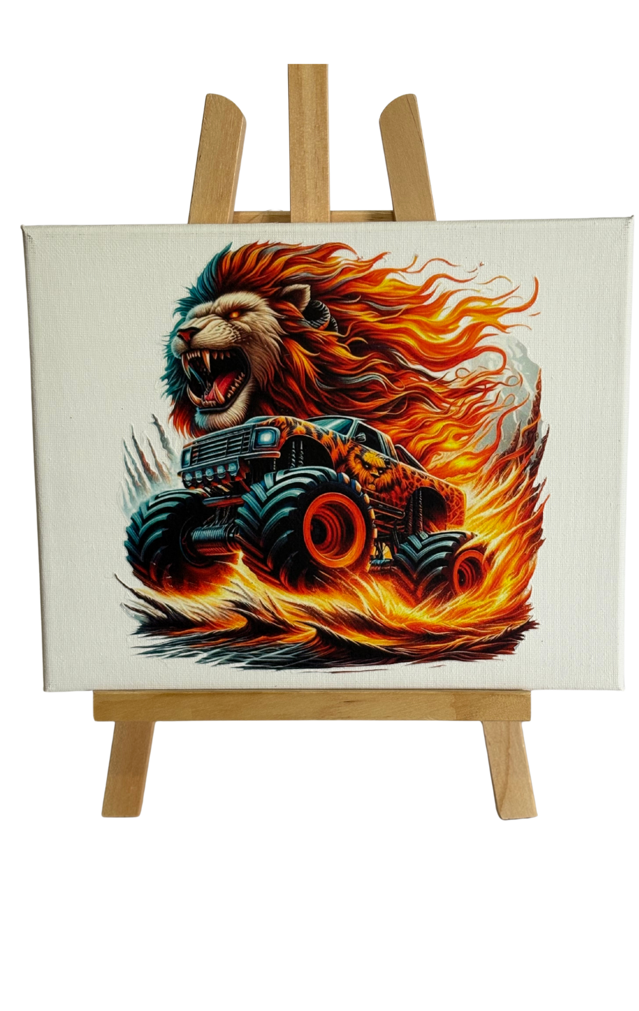 MONSTER TRUCKS WALL CANVAS PRINTS