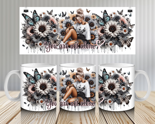 15OZ COFFEE MUG- NOT ALONE