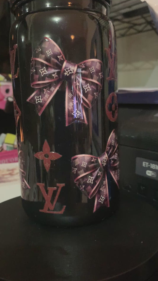 LV BOWS BLACK TUMBLER