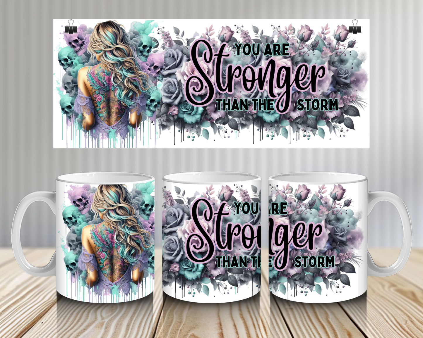 15OZ COFFEE MUG - STRONGER THAN THE STORM A